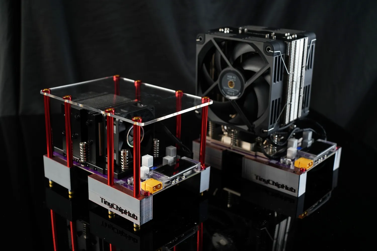 Zyber 8G standard and premium cooling side-by-side
